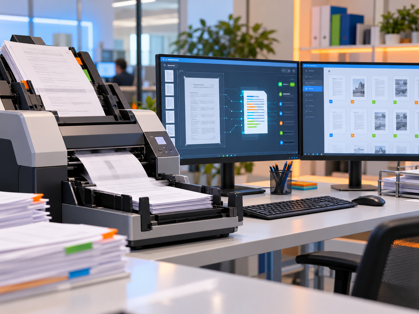 Máy scan tốc độ cao số hóa tài liệu